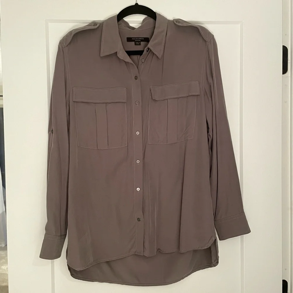 All Saints Millie shirt M - Picture 4 of 7